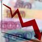 Курс рубля снова обвалился к доллару США до 54 рублей 