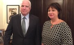 Яресько через Маккейна просит у США оружие для Украины
