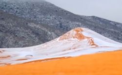 Сахару замело снегом, такого не было 37 лет