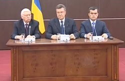 Янукович в Ростове вновь призвал к диалогу и милосердию