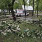 Ураган сорвал крышу с кремлевского дворца