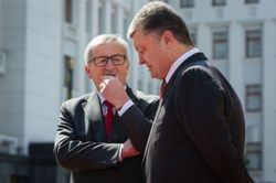 Жан-Клод Юнкер и Петр Порошенко
