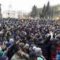 Многотысячный митинг в Кемерово