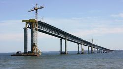 Денег нет: Строительство Керченского моста заморожено