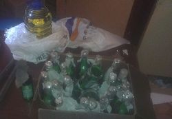 В подвалах КГГА могли разливать «коктейли Молотова»