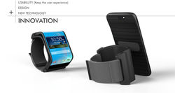Новый патент Samsung — гибкий смартфон, трансформирующийся в часы-браслет