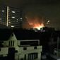 На военной базе США в Японии – взрывы и пожар 