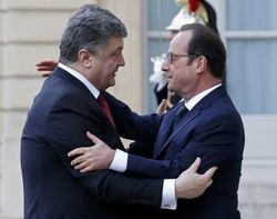Антироссийские санкции были главной темой визита Порошенко во Францию