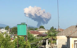 Взрыв на складе боеприпасов в Абхазии