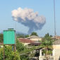 Взрыв на складе боеприпасов в Абхазии