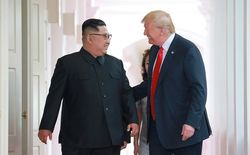 Ким Чен Ын и Дональд Трамп