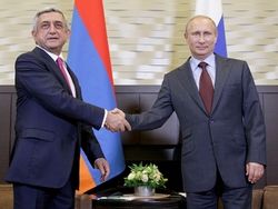 О чем договорились Путин и Саргсян в Москве?