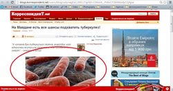 Баннерная реклама от Google c дискредитацией Евромайдана заполонила Интернет 