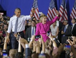 Президент США публично поддержал кандидатуру Клинтон