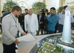 Кризис Кадырову не помеха – в Грозном строят небоскреб "Ахмат-Тауэр"
