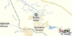 Село Виры на карте Белопольского района