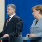 Ангела Меркель и Петр Порошенко