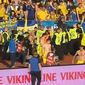 После матча Финляндия-Украина на стадионе произошла драка