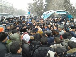 Митинг протеста в Алматы