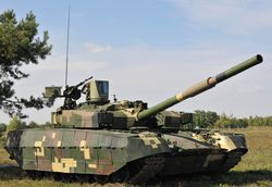 Украинский танк БМ "Оплот"