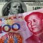 Курс доллара США растёт к юаню на фоне спада в перерабатывающей промышленности Китая