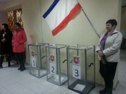 Опубликовано видео нарушений на референдуме в Крыму 16 марта