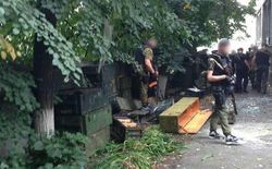 В складе боеприпасов террористов в Славянске обнаружены российские документы