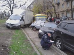 В Киеве водитель-наркоман маршрутки задавил водителя грузовика 