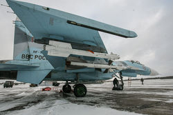 Росийские истребители на авиабазе в Беларуси