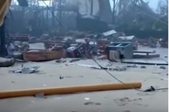 В Сети показали разрушенный ураганом остров миллиардера