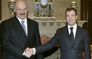 Медведев и Лукашенко