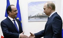  Олланд призвал Путина  строить отношения с Западом на принципах открытости