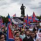 На митинг в поддержку Новороссии в Москве пришло 2 тысячи человек