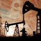 В среду с утра котировки рубля поползли вниз за ценами на нефть