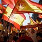 Демонстрация в Барселоне против выхода из Испании
