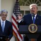 Дональд Трамп и Джером Пауэлл