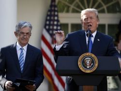 Дональд Трамп и Джером Пауэлл