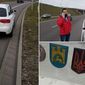 В Польше заблокировали авто украинца за красно-черную символику