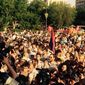 В Ереване вновь митингующие требуют отмены повышения тарифов на электроэнергию