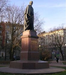 В Петербурге хотели взорвать памятник Шевченко в годовщину Майдана