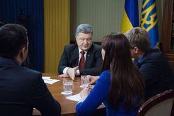 Телеинтервью Петра Порошенко