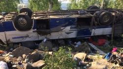 12 паломников погибли в перевернувшемся в Забайкалье автобусе