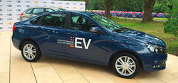 АвтоВАЗ презентовал прототип электрического седана Lada Vesta EV