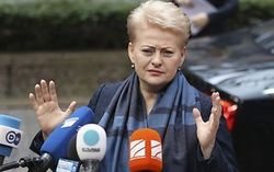 Президент Литвы: Срок договора с «Газпромом» истекает в конце 2015 года
