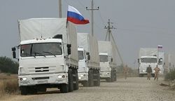 К концу февраля в Украину въедет 15-й российский гумконвой