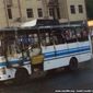 В Самарканде загорелся пассажирский автобус ISUZU