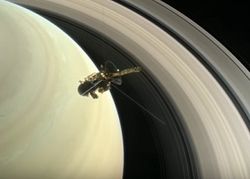 В Сети показали видео полета Cassini к атмосфере Сатурна