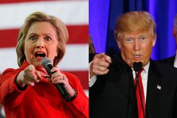 ABC опубликовала карту штатов с уровнями поддержки Клинтон и Трампа