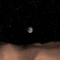 Вид на Землю с поверхности астероида Таутатиса