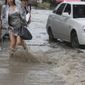 Сильный ливень прошел в Симферополе, вода “стояла стеной” – YouTube